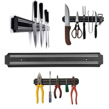 Imagem de Barra Magnética Imã Suporte Facas Porta Ferramentas Multiuso
