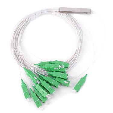 Imagem de Mini 1x16 Splitter de Fibra óptica, SC/PLC Tipo 1260-1650nm, Baixa Perda de inserção. Perda de Retorno Alta, Fiação Doméstica, Projeto de Engenharia, Empresa Com LAN de Fibra