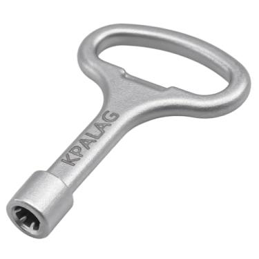 Imagem de KPALAG Torneiras de parede externa de aço 630 atualizadas compatível com Woodford modelo 14 16 17 19 22 V22 30, 8 Pt. Spline Sillcock chave de substituição # 50012