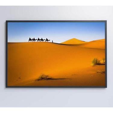Imagem de Quadro Camelos Deserto Saara Medidas 60x40 Cm Tipo De Impressão Adesivo Fotográfico