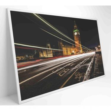 Imagem de Quadro Relógio De Londres 60x40 Cm Tecido Canvas