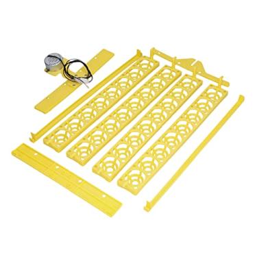 Imagem de Zhjvihx Virador Automático de Ovos, Bandeja Incubadora de Ovos de Plástico Estilo Oco, 32 que Incubam Com Segurança para Galinhas, Pássaros para Ganso (12V)