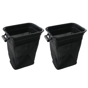 Imagem de 2X 532400226 Recipiente universal para coletor de grama compatível com Husqvarna AYP Craftsman Poulan Weed Eater Trator cortador de grama 76.2 cm–154.9 cm Decks Dual Triple Bag Collection System Rep