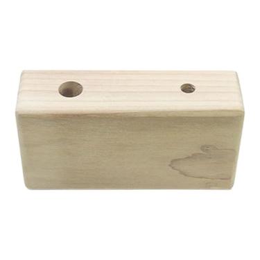 Imagem de Baoblaze Equipamento de escalada em madeira, incluindo barras de suspensão para fortalecimento dos dedos e blocos de suspensão, 15cm X 5cm X 8cm