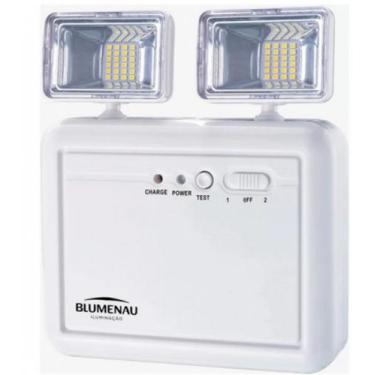 Imagem de Luminária de emergência de led 2 FAROIS 5W/6500K 1200 LUMENS BLUMENAU