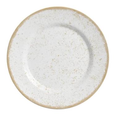 Imagem de Pratos Rasos Cerâmica Feldspática Branca 29cm - Jogo com 6