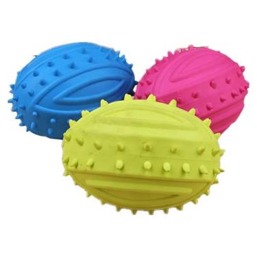 Imagem de Brinquedo de Borracha Futebol Americano Cores Sortidas 1 Unidade - TEX