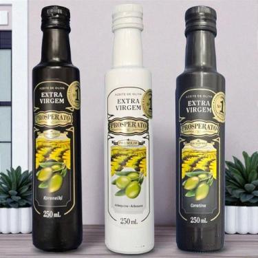 Imagem de Trio de Azeites Extra Virgem Prosperato 250ml - Blend, Coratina e Koro