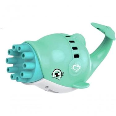 Imagem de Golfinho Bolhudo Máquina Elétrica Brinquedo Lança Bolhas
