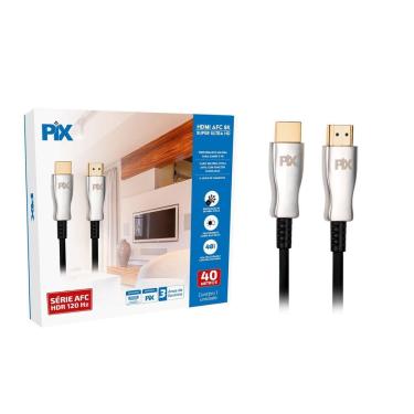 Imagem de Cabo Hdmi 2.1 8K 4K 120Hz Hdr 32Awg 40M Fibra Otica Ativa