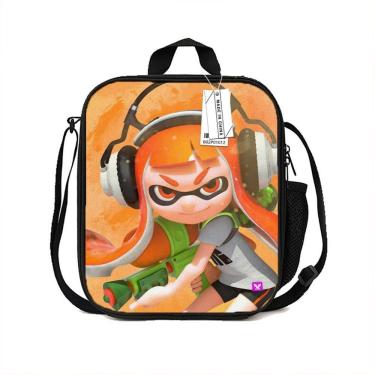 Imagem de Sacola de almoço Splatoons Anime Oxford Cloth 19x8x25cm