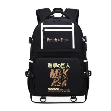 Imagem de Mochila Attacks on Titans Levis Ackermans Cartoon Kids