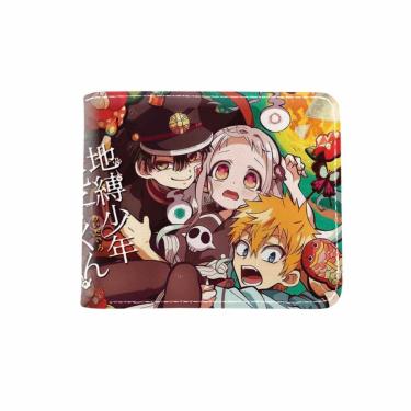 Imagem de Carteira Hanakos kuns Anime Characters Slim BiF 11.5x9.5x2cm