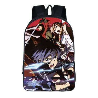Imagem de Mochila escolar Swords Online Anime Schoolbag para crianças