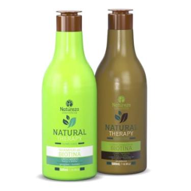 Imagem de Kit Shampoo e Ccondicionador Home Care Biotina 500ML - Natureza Cosméticos