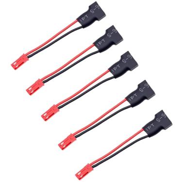 Imagem de TCRC 5PCS Servo to 3S Lipo Balance Port Connectors JST-XH Balance Male Plug to JST Male Plug Adapter