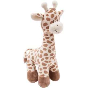 Imagem de Pelúcia Antialérgica Girafinha Bebê 40cm Macio Infantil para Baby, Decoração de Quarto e Presente para Recém-Nascido