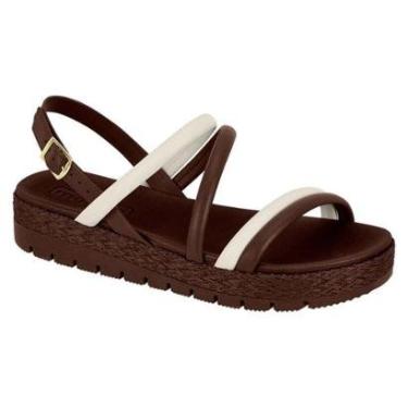 Imagem de Sandália Feminina Moleca Flatform Com Tiras - 5539.101-Feminino
