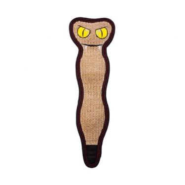 Imagem de Outward Hound Bichinho de cachorro de pelúcia com sisal ultra resistente extremamente durável e barulhento, grande, cascavel