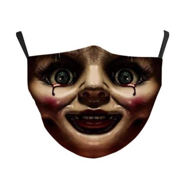 Imagem de Máscara facial Nightmare Chucky Anime Fashion Cotton com filtro