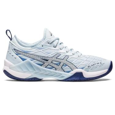 Imagem de ASICS Tênis feminino de handebol Blast FlyteFoam 3, Azul celeste/índigo, 39