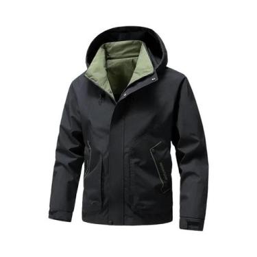 Imagem de Jaqueta Softshell Impermeável Com Capuz Para Homens, Leve, Ideal Para 
