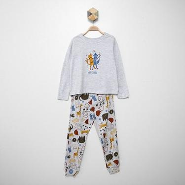 Imagem de Pijama Infantil Longo Hering Kids Malha Estampado-Feminino