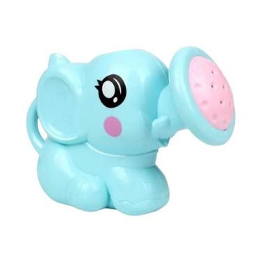 Imagem de Brinquedo De Banho Elefante, Chaleira De Plástico, Ferramenta De Chuve