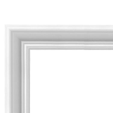 Imagem de Kit 72 Metros Lineares Rodameio Plus em Poliestireno 4cm Floort Acessórios Branco