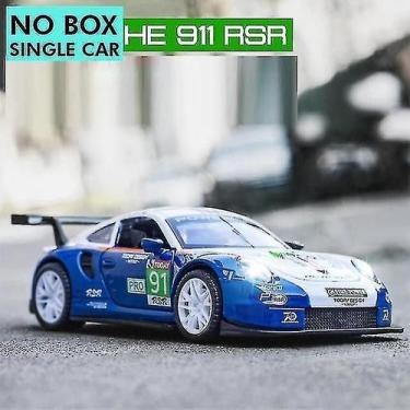 Imagem de Carro fundido sob pressão Porsche 911 RSR escala 1:32 azul com som e l