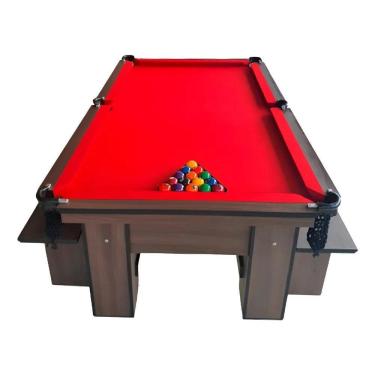 Imagem de 2X Pano Vermelho P Sinuca / Bilhar Até 2,30X1,30 - Complet