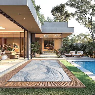 Imagem de Tapete Dali Blue Pen 200x300cm Tapetes São Carlos