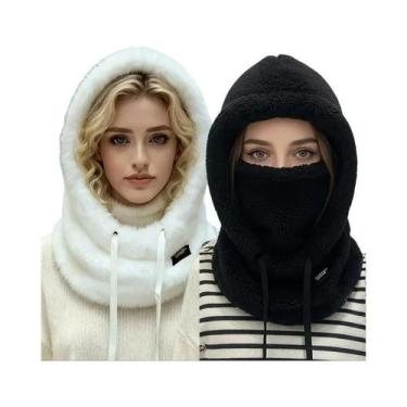 Imagem de Balaclava Térmica De Inverno À Prova De Vento, Cobertura Facial Em Fle