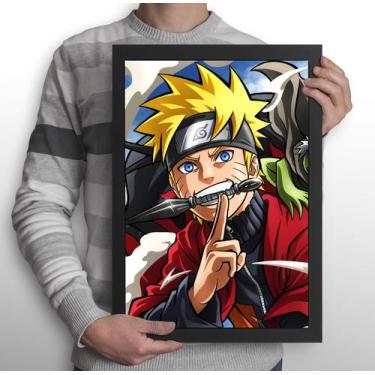 Imagem de Quadro Anime Naruto - Modo Sennin (Tamanho A3) - Shimai