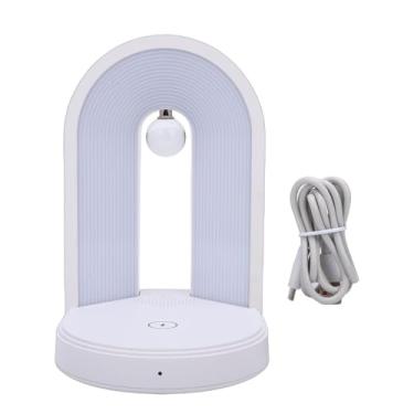 Imagem de SUNGOOYUE Carregador Sem Fio de Luz Noturna, Carregamento Rápido de 15 W 3 Em 1 Abajur de Mesa de Toque Regulável Com Alto-falante para Quarto e Escritório Doméstico