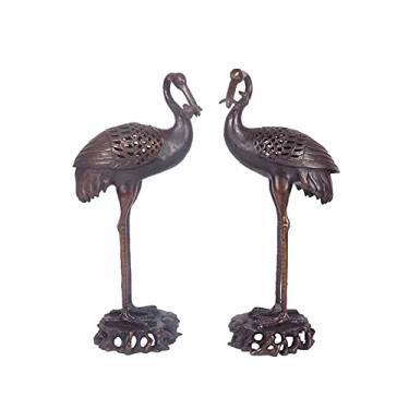 Imagem de U5GAAALPPQ9 Suporte de incenso Zen Decor Queimador de incenso de cobre puro criativo para casa interior antigo queimador de incenso ornamentos personalizados um par de aromaterapia aromaterapia