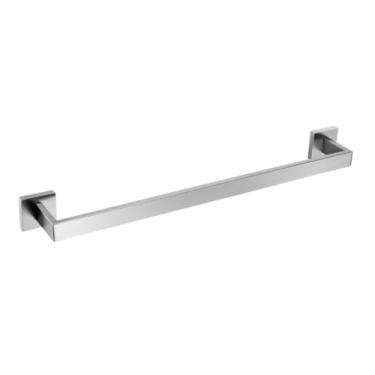 Imagem de Conjunto de acessórios de banheiro de níquel escovado suporte de parede prateleira de banho cabide de roupão suporte de papel higiênico suporte de barra de toalha de aço inoxidável, anel de toalha