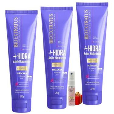 Imagem de Kit 3 Finalizador Proteção Hidratante Mais Hidra 200 ML Bio Extratus +
