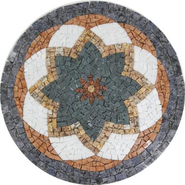 Imagem de Mandala Indiana Piso Mosaico Ii