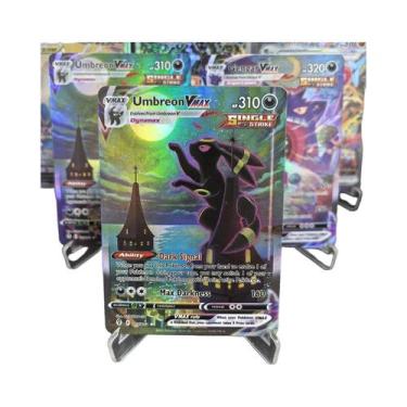 Imagem de Cartas Raras De Pokémon PTCG Pikachu Umbreon Gengar Latias GX EX V Max