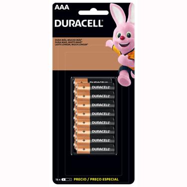 Imagem de Pilha Alcalina Palito AAA - 16 unidades - Duracell