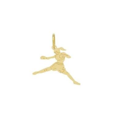 Imagem de Pingente Lutadora Muay Tay - Brilhante Folheados