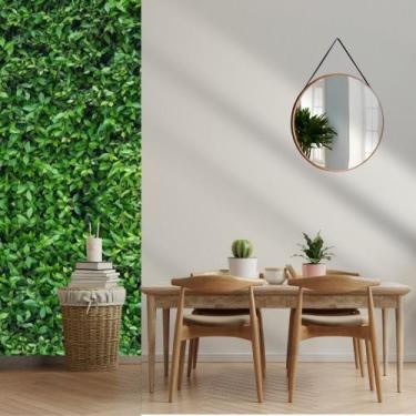 Imagem de Papel de Parede Adesivo Autocolante Decorativo Folhas Verdes 10 METROS