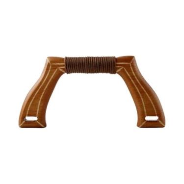 Imagem de Alças De Madeira Estilo Boêmio Para Bolsas, 2, 4 Ou 6 Peças, Em Format