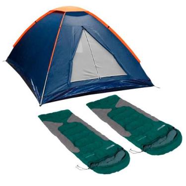 Imagem de Barraca Iglu 2 Pessoas + 2x Sacos de Dormir Freedom Baixas Temperatura