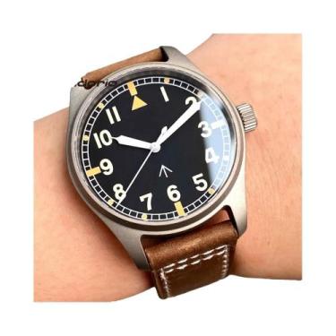 Imagem de Relógio De Mergulho Automático Tandorio Masculino 39mm Em Titânio Com 