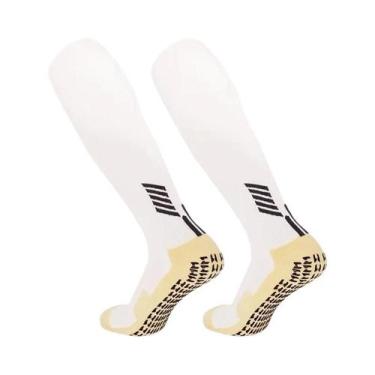 Imagem de Meias De Futebol Antiderrapantes Até O Joelho Em 11 Cores Para Homens,