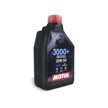 Imagem de Óleo Motor Motul 20W50 3000+ Mineral Premium Motos 4T 1 Litro