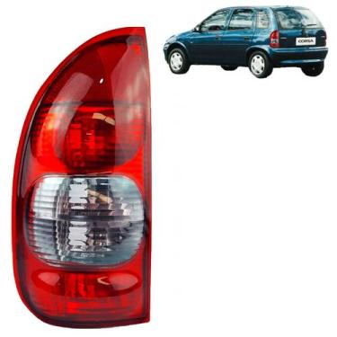 Imagem de Lanterna Traseira Corsa Hatch 4 Portas Pick Up Wagon 2000 2001 2002 - 