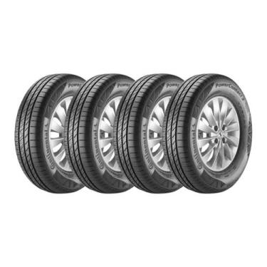 Imagem de Kit 4 Pneus Continental Aro 16 205/60 R16 PowerContact 2 92H EO